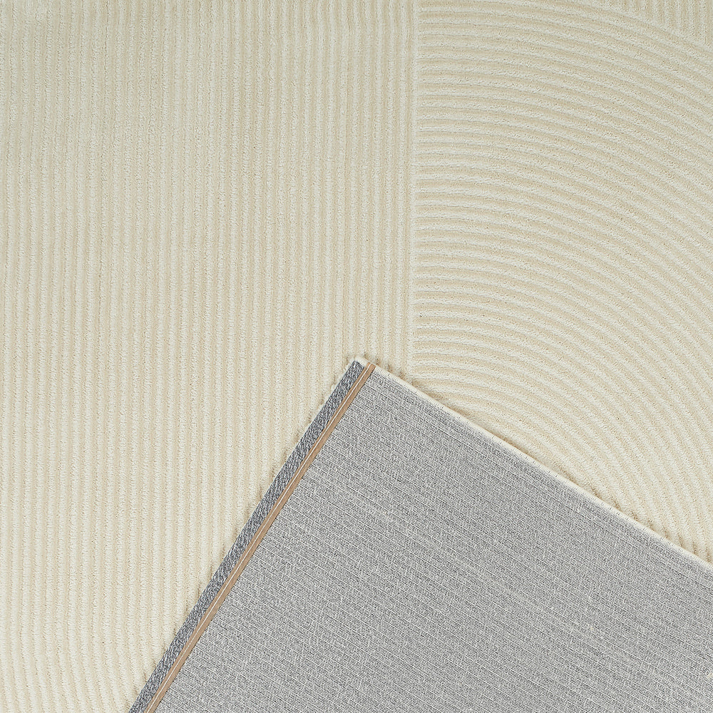 BIANCA - Tapis crème à poil ras 159