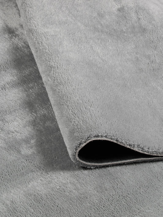 LOFT - Tapis à poils longs gris