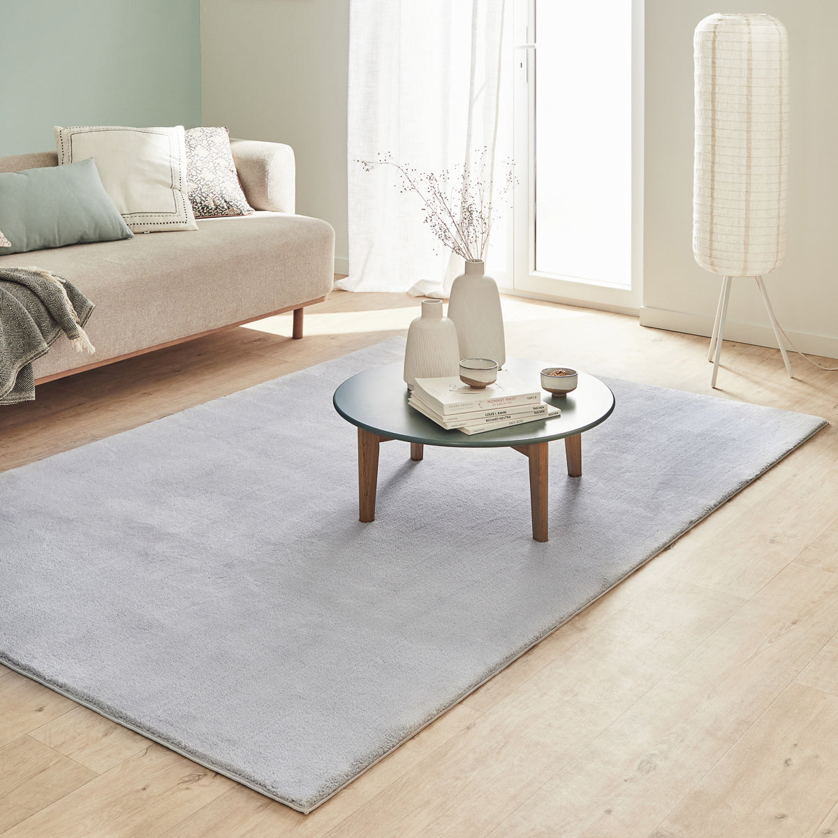 LOFT - Tapis à poils longs gris