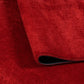 LOFT - Tapis à poils longs rouge