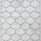 TUANA - Tapis Gris Quadrilope