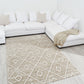 TUANA - Tapis losange beige