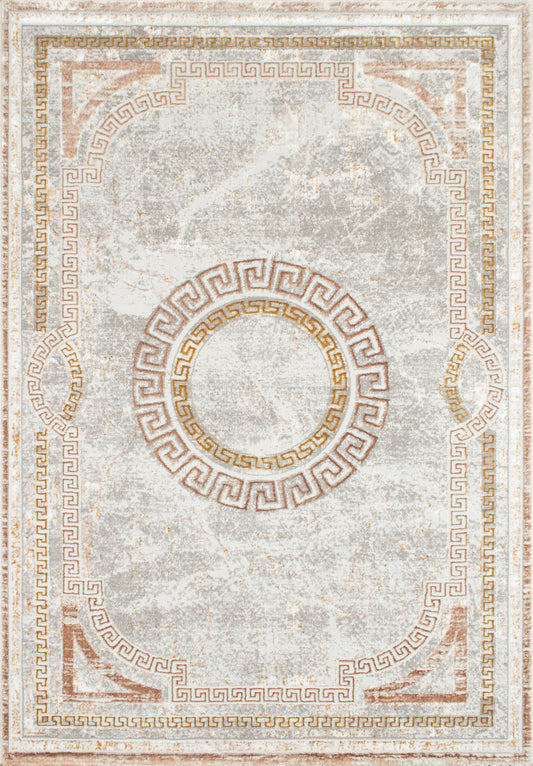 LIPARIS - Tapis beige à poils ras