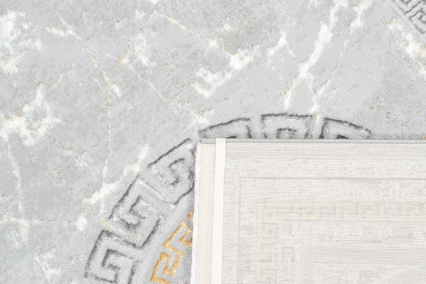 LIPARIS - Tapis gris à poils ras